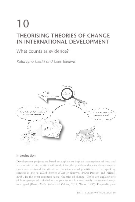 Theorising theories of change in international development Thumbnail