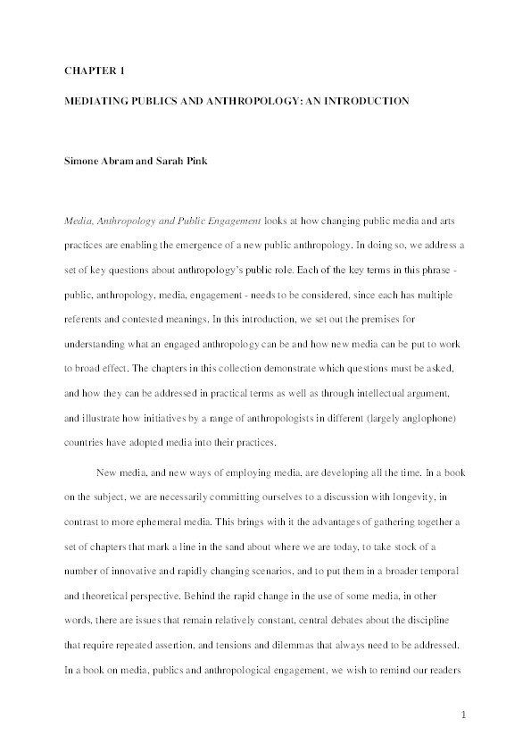Introduction: Mediating Publics and Anthropology Thumbnail