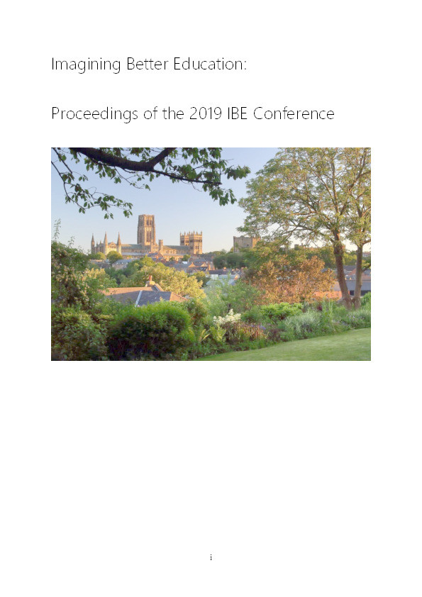 Imagining Better Education: Conference Proceedings 2019 Thumbnail