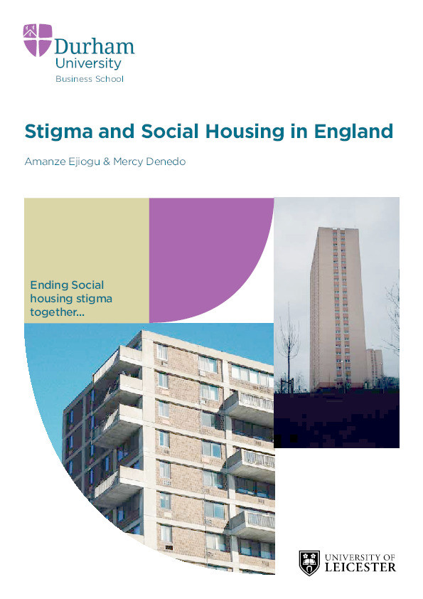 Stigma and Social Housing in England Thumbnail