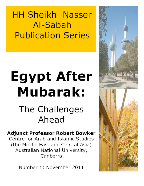 Egypt after Mubarak : the challenges ahead Thumbnail