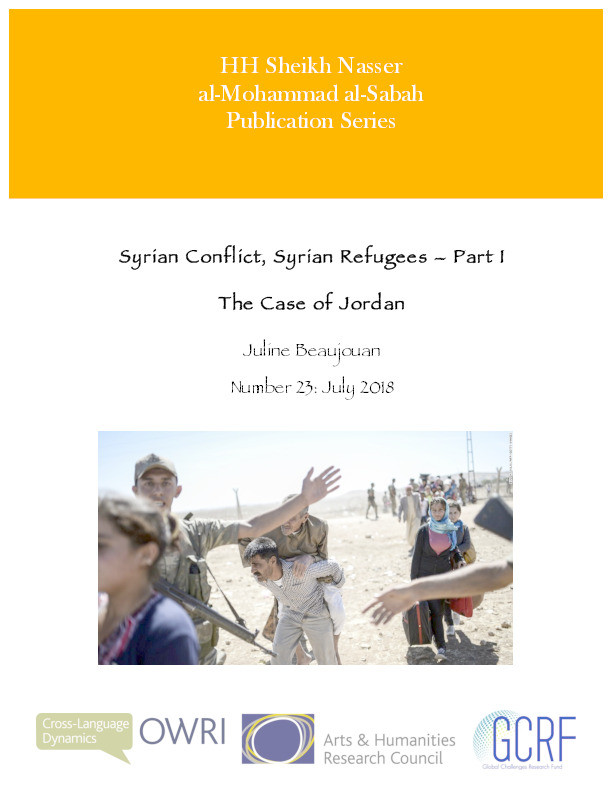 Syrian conflict, Syrian refugees. – Part I. The case of Jordan Thumbnail