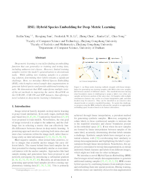 HSE: Hybrid Species Embedding for Deep Metric Learning Thumbnail