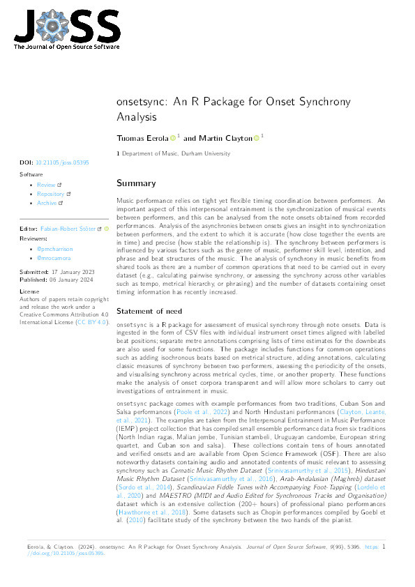 onsetsync: An R Package for Onset SynchronyAnalysis Thumbnail