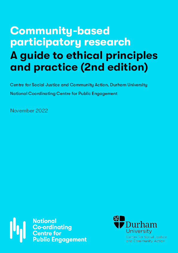 Community-based participatory research: A guide to ethical principles and practice (2nd edition) Thumbnail