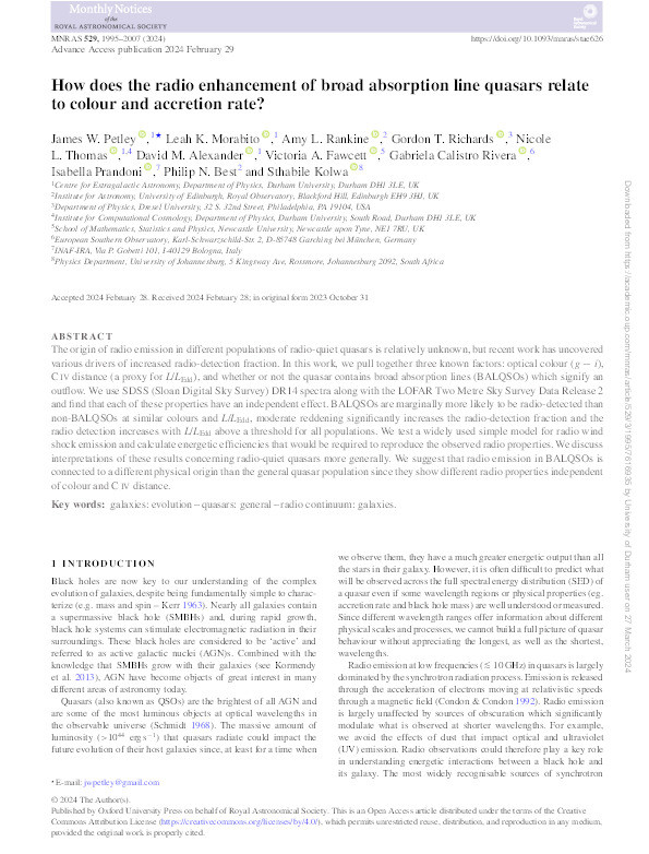 How does the radio enhancement of broad absorption line quasars relate to colour and accretion rate? Thumbnail