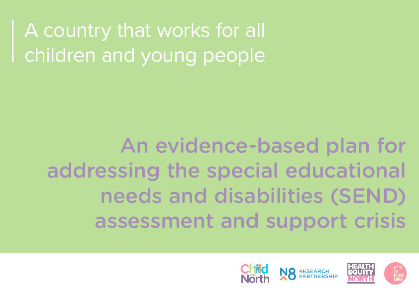 An evidence-based plan for addressing the special educational needs and disabilities (SEND) assessment and support crisis Thumbnail