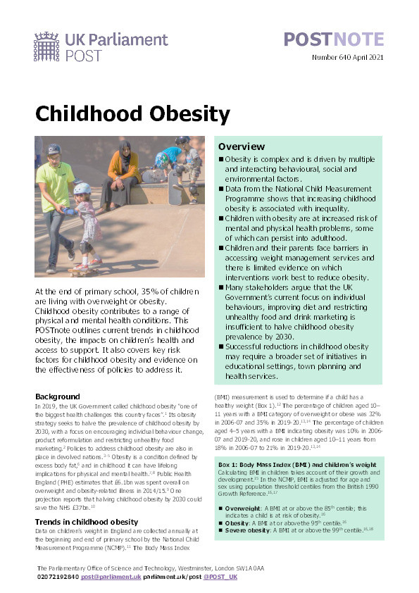 Childhood Obesity Thumbnail