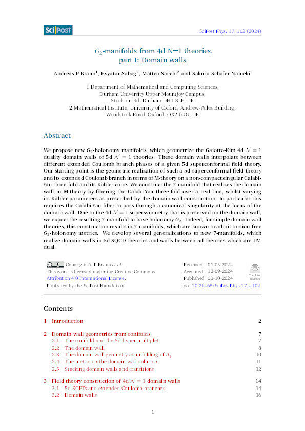 $G_2$-manifolds from 4d N=1 theories, part I: Domain walls Thumbnail