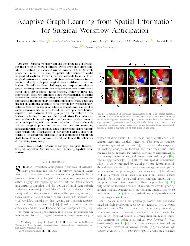 Adaptive Graph Learning from Spatial Information for Surgical Workflow Anticipation Thumbnail