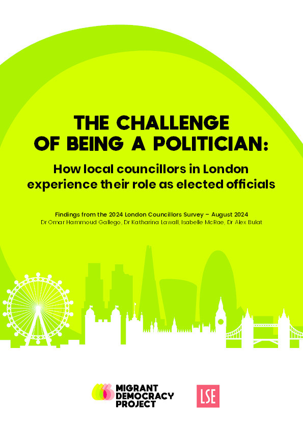 THE CHALLENGE OF BEING A POLITICIAN: How local councillors in London experience their role as elected officials Thumbnail